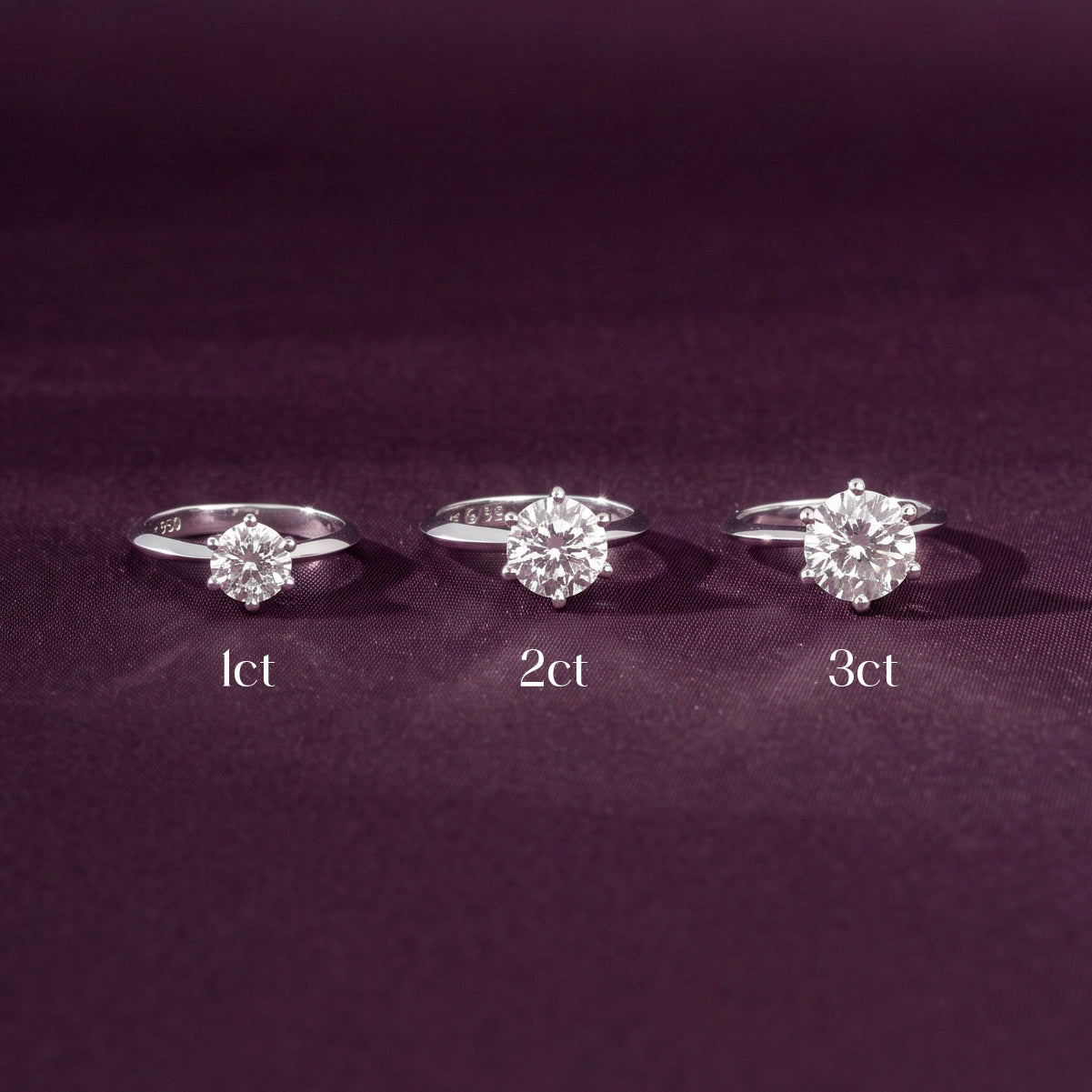 Eterna Ring compare carats