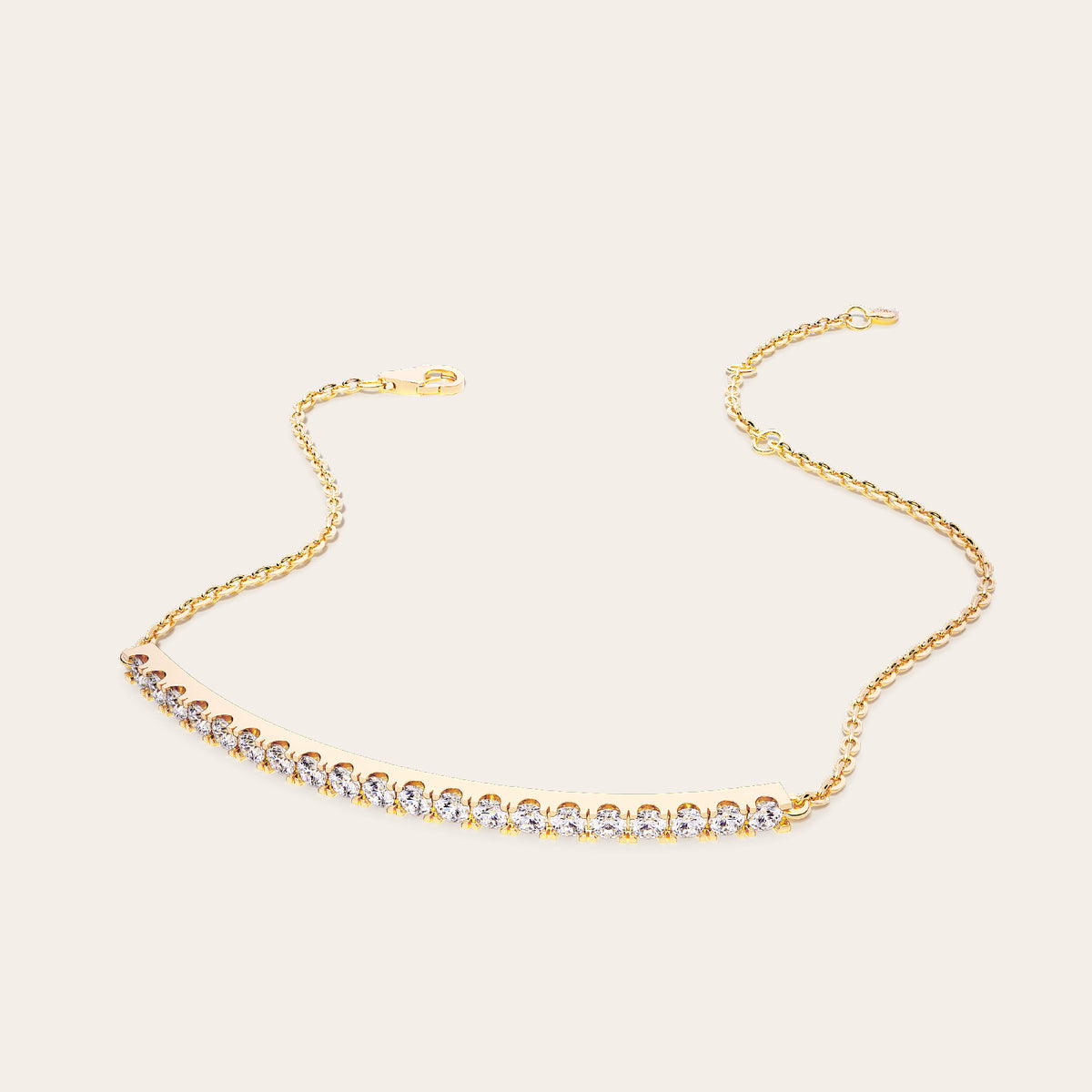 Ana Bracelet front view – Gold 16-18cm, Gold 18-20cm