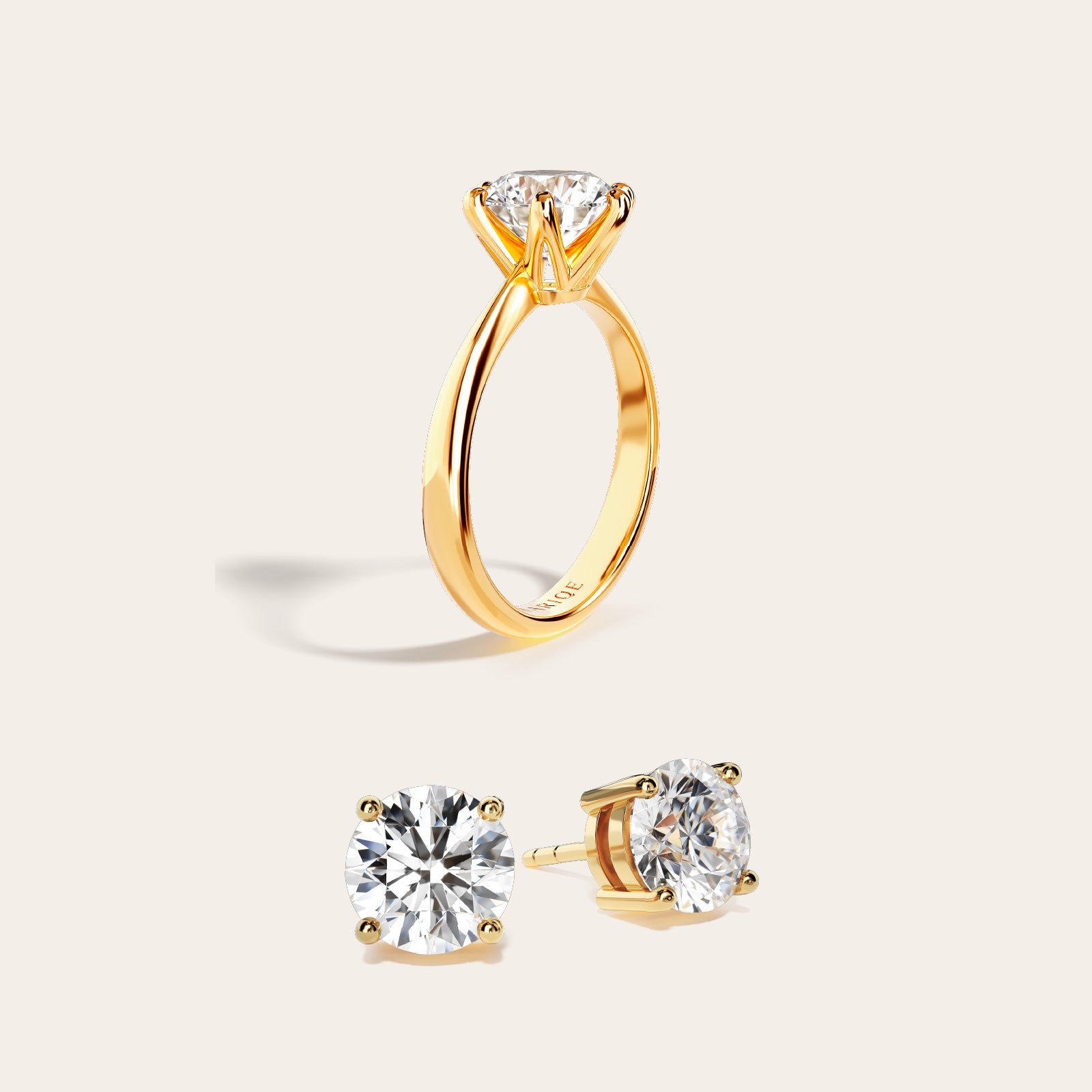 Eterna Ring + Earrings Set