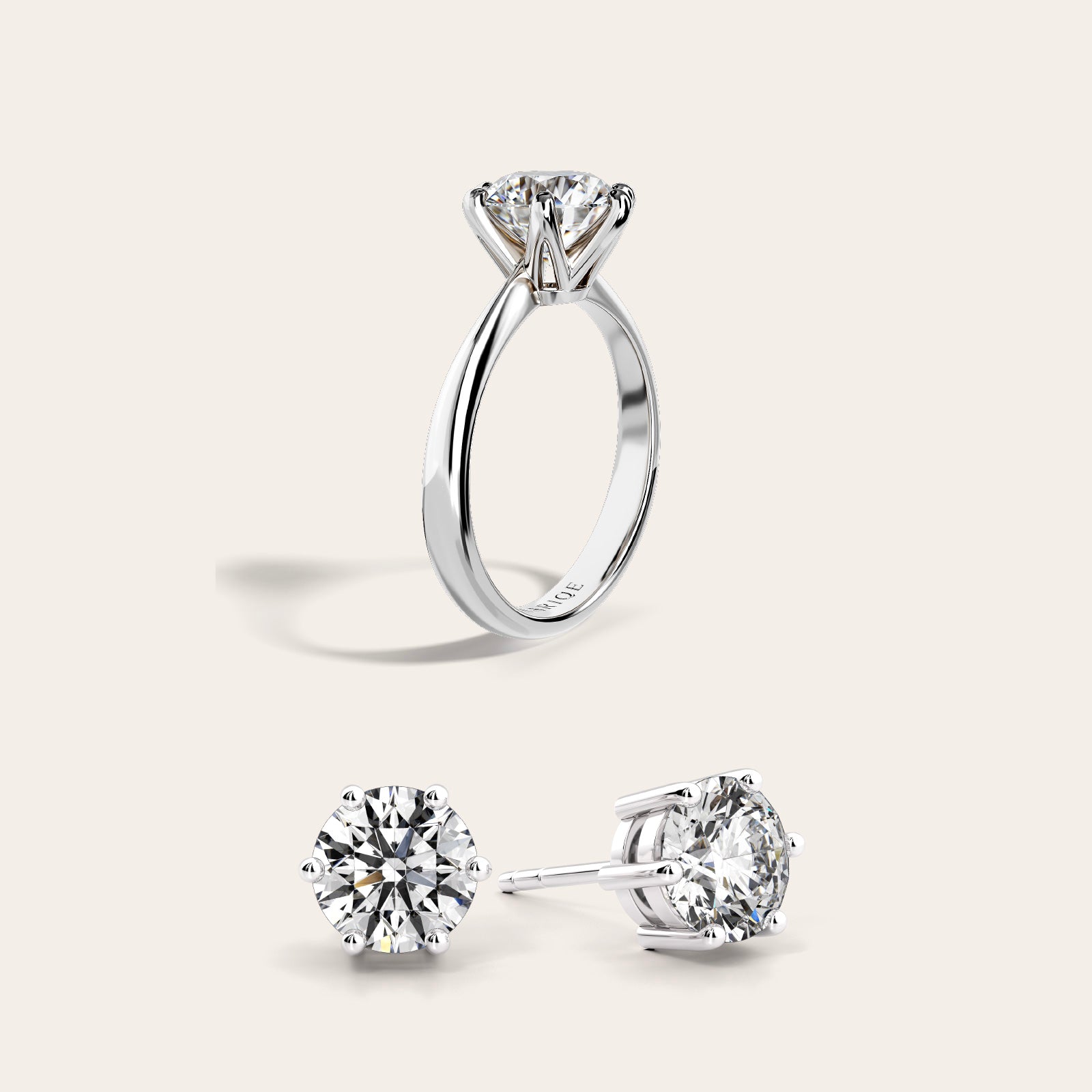 Eterna Ring + Earrings Set