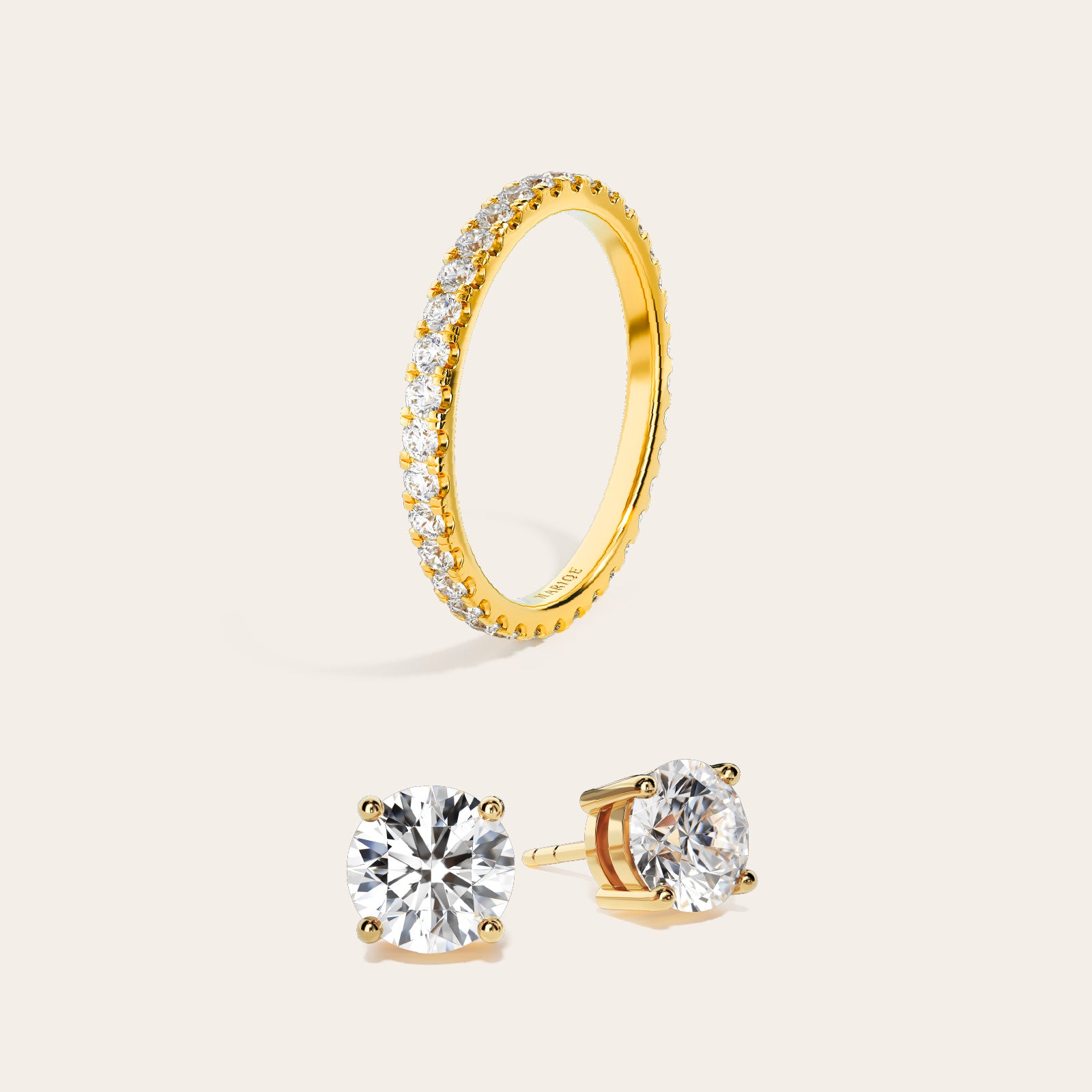 Eternità Full Band + Eterna Earrings Set