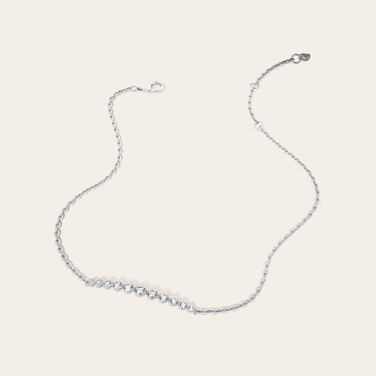Rita Bracelet front view – Silver 16-18cm, Silver 18-20cm