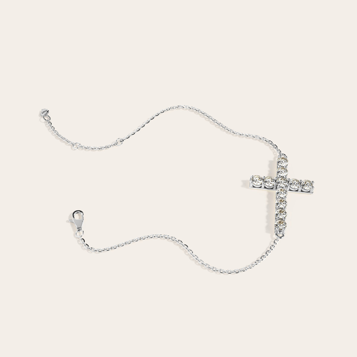 Vera Bracelet side view – Silver 16-18cm, Silver 18-20cm